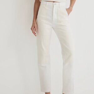 Madewell Women's Straight Leg Jeans - White